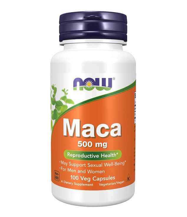 NOW FOODS | MACA 500 MG REPRODUCTIVE HEALTH 100 VEG CAPSULES
